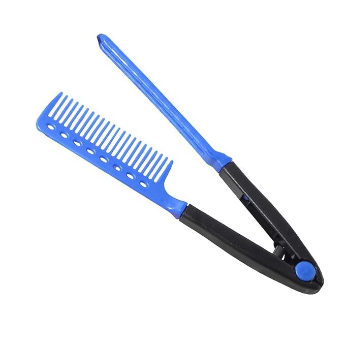 Flat Straightening Comb Firm Grip Salon Hair Brush Comb for Home