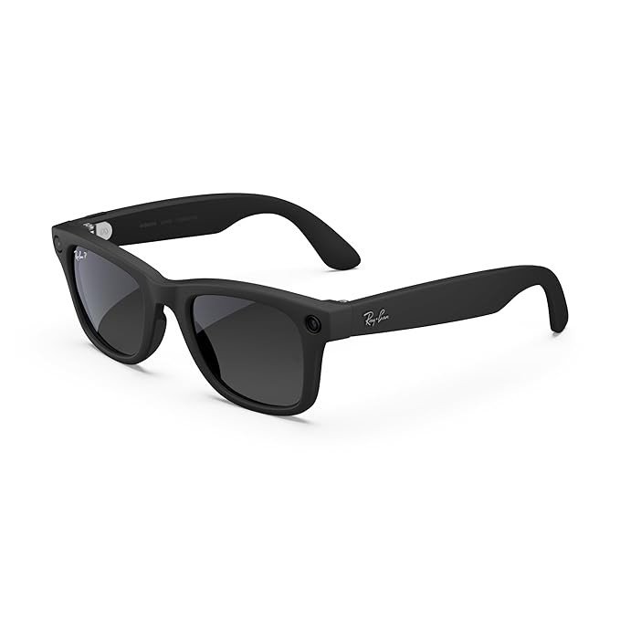 Ray-Ban | Meta Wayfarer Large (Gen 2) - Matte Black, Polarised Gradient Graphite Lenses
