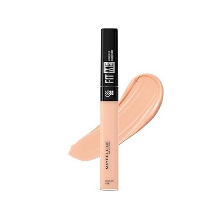 Maybelline New York Full Coverage Concealer Cream For All Skin Type, Matte & Poreless Ultra Blendable, Fit Me, 25 Medium, 6.8ml