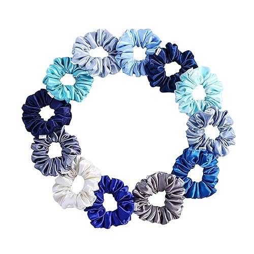 Radhu & Kabby Hair Scrunchies Combo for Women & Girls | Comfortable & Stylish | Ponytail Holders | Colourful & Fancy | Hair Accessories for All Occasions | Multicolors