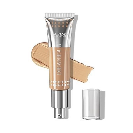 Dream Beauty Celestial Glow Foundation | Unnoticeable Lightweight Foundation with Universal Shade Adaptability | Everyday, Skin-Like Finish | 12H Wear | Breathable Formula | 30ml (Neutral Medium)