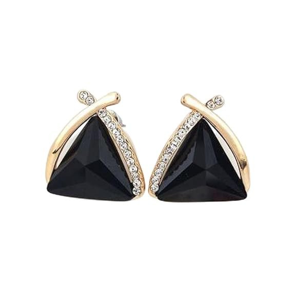 Stunning 18k Gold Plated Crystal Earrings for women & girls