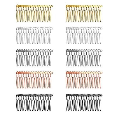 (Size : 73MM 10PCS) Hair Accessories Hair Clip/Comb Pin/Jooda Pin For Hair Accessories Raw Material Making (Mehandi)