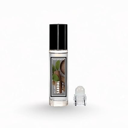 Sandalwood Attar | Pure Chandan Perfume Oil | Woody Calm Fragrance | Long Lasting Non-Alcoholic Attar for Men & Women | 6Ml