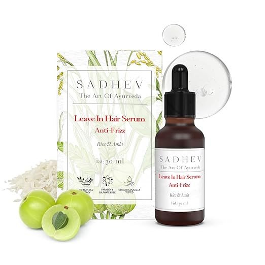 Sadhev Ayurvedic Leave In Hair Serum Anti-Frizz - 30ml