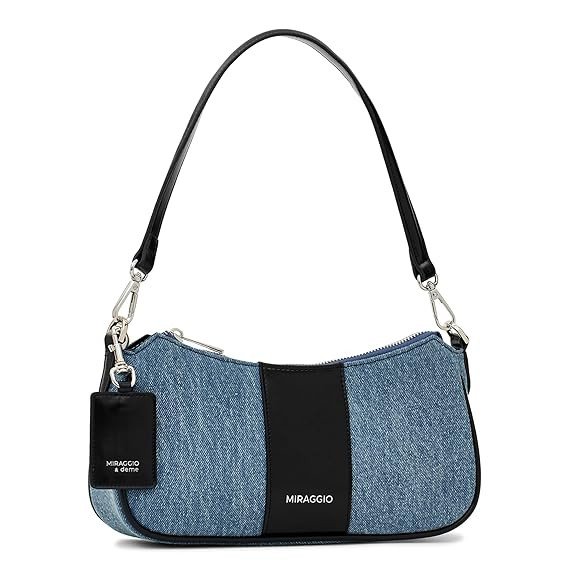 Miraggio Bella Colorblocked Shoulder Bag with Adjustable and Detachable Sling Strap for Women | Stylish Crossbody Bags For Women | Ladies Shoulder Purse