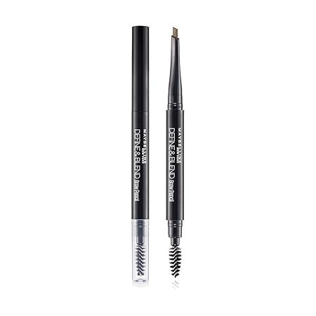 Maybelline New York Brow Pencil, With Spoolie, Long-lasting and Natural-looking Results,Natural Brown, 0.16 g