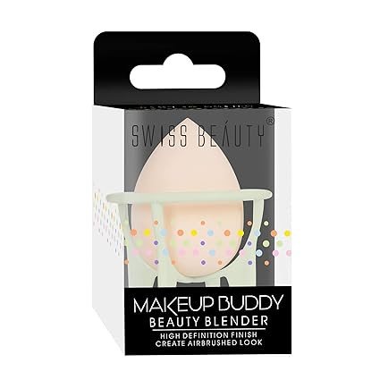 Swiss Beauty Makeup Buddy Beauty Blender for Face Makeup | Reusable Multi-Use Sponge | Flawless & Airbrushed Finish | Soft & Blendable | Shade 02
