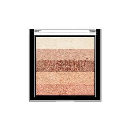 SWISS BEAUTY Brick Highlighter Palette, Face MakeUp, Multicolor-04, 7g