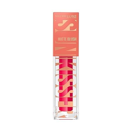 Maybelline New York Sunkisser Hazy Matte Blush, 12H Liquid Blush, Hot Pink Summer, 31, 4.7 ml